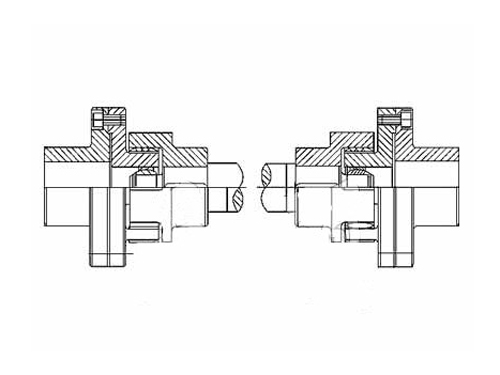 LXQ接中間軸球鉸型星形彈性聯(lián)軸器